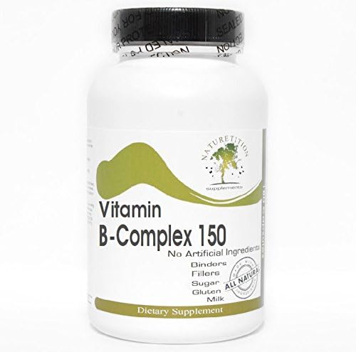 B-Complex 150 Vitamin ~ 100 Capsules - No Additives ~ Naturetition Supplements