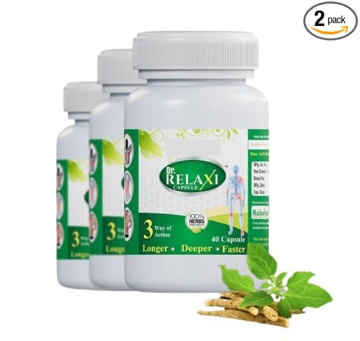 Dr.Relaxi Capsules - 120 Capsules (40Caps Each) 3Pack
