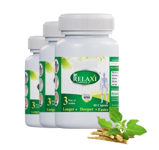 Dr.Relaxi Capsules - 120 Capsules (40Caps Each) 3Pack