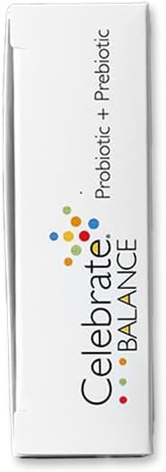 Celebrate Vitamins Balance Probiotic + Prebiotic - Post Bariatric Surgery Daily Supplement for Women &amp Men 28.5 Billion CFU - Supports Digestive &amp Immune Health Gluten Free (30 Capsules)