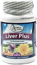 Omega Alpha Liver Plus-Liver Healthy Support Formula 90 Veg Capsules