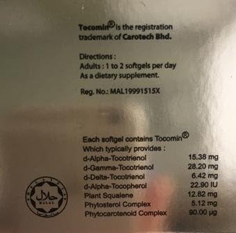Tocovid Suprabio 50 Mg- Palm Tocotrienols Vitamin E softgels