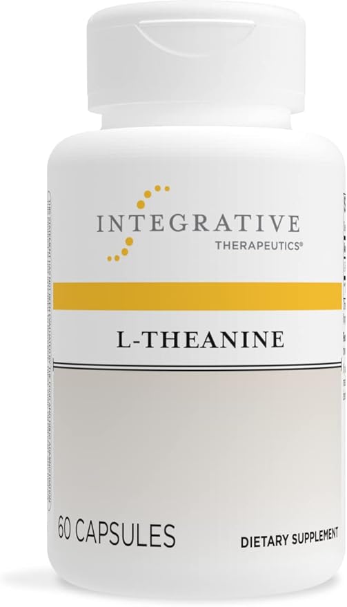 Integrative Therapeutics Bundle with Active B-Complex 60 Capsules &amp L-Theanine 60 Capsules - Active B-Complex to Support Energy Metabolism with 8 B-Vitamins* - L-Theanine to Support a Relaxed St