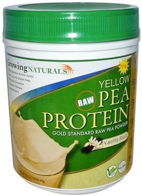 Growing Naturals: Yellow Pea Protein Vanilla Blast 16 oz