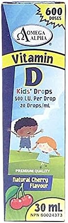 Omega Alpha Kids Drops Vitamin D 30ml(600 Drops)