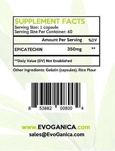EPICATECHIN (350mg x 60ct) by EVOGANICA