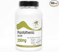 Pantothenic Acid 250mg ~ 100 Capsules - No Additives ~ Naturetition Supplements