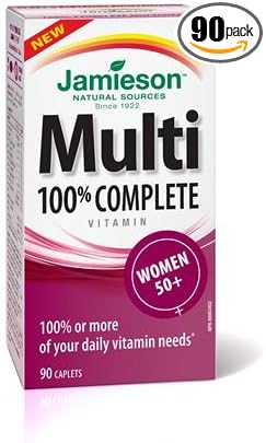 Jamieson 100% Complete Multivitamin for Women 50+ 90 caps