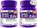 ZzzQuil Pure Zzzs Melatonin Natural Flavor Sleep Supplement Gummies with Chamomile Lavender &amp Valerian Root 6mg per Serving 30 Gummies (Pack of 2)