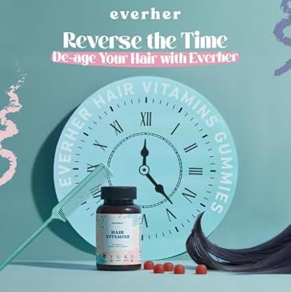 Hair Vitamins | 5000mcg Biotin | Non-GMO Vegetarian | Promotes &amp Strengthens Hair | 1-Month Supply