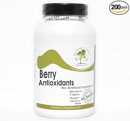 Berry Antioxidants ~ 200 Capsules - No Additives ~ Naturetition Supplements