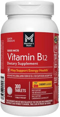 Vitamin B12 Quick Dissolve Tablets 5000 mcg Cherry 300 ct.