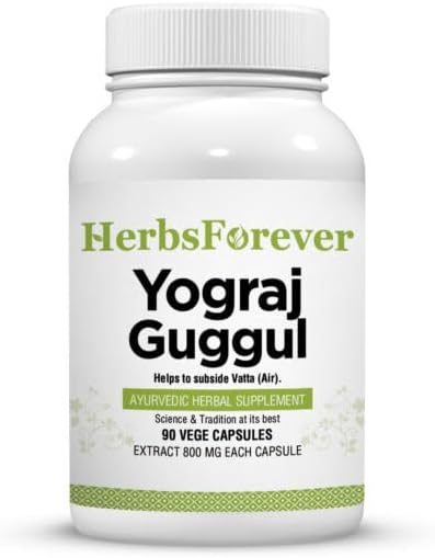 Herbsforever Yogaraj Guggulu| 90 Veg Capsules800mg