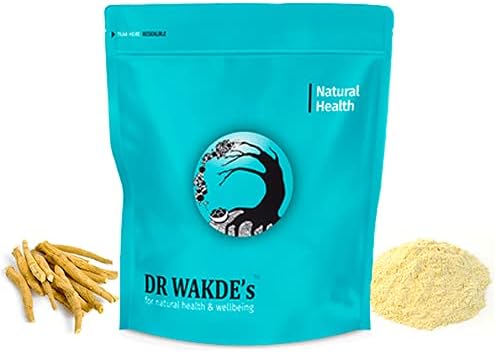 DR WAKDE's Organic Ashwagandha Powder (Indian Ginseng | Withania somnifera) - 500g (1.1lb) | Pure Raw &amp Dried Powder | Ayurvedic Herb | Vegan | Nothing Added Nothing Removed | Same Day Dispatch