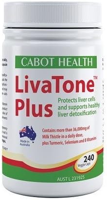 Cabot Health LivaTone Plus with Tumeric 240 Capsules