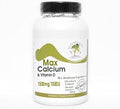 Max Calcium 1500mg &amp Vitamin D 1000IU ~ 200 Capsules - No Additives ~ Naturetition Supplements