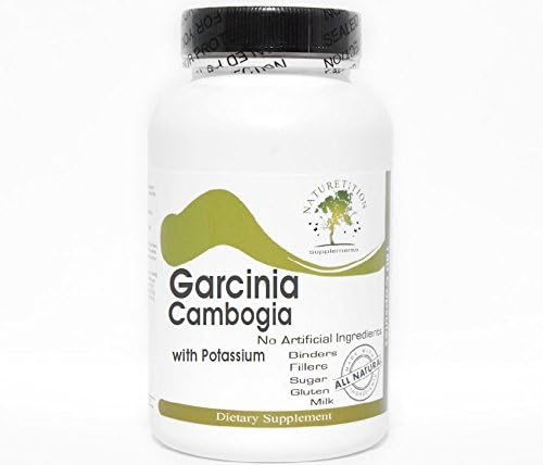 Garcinia Cambogia Extract 1500mg with Potassium 99mg ~ 90 Capsules - No Additives ~ Naturetition Supplements