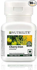 Cherry Iron Folic Tablets Nutritional Supplement White Bottle 200 Grams