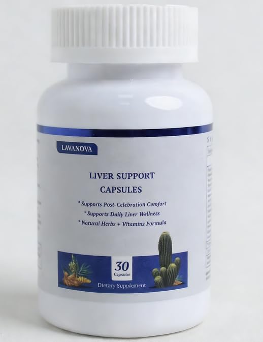 Support Your Liver with Natural Herbs + Vitamins Formula Supports Post-Celebration Comfort &amp Daily Liver Wellness
