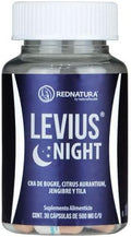 Levius Night by RedNatura – Natural Herbal Supplement for Relaxation Sleep &amp Nighttime Metabolism Support – Promotes Digestive Balance – 30 Capsules