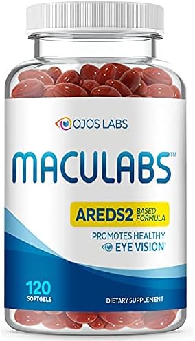 Eye Vitamins - AREDS 2 Based Formula - Eye Vitamin with Lutein &amp Zeaxanthin for Macular Health - Vision Supplements for Adults - 120 Softgels Support &amp Care for Eyes - Made in USA
