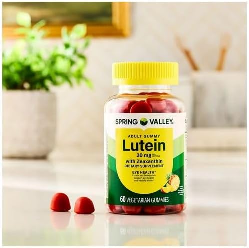 H4U Spring Valley Lutein 20 mg Eye Health Supplement Antioxidant Support for Vision Wellness 60 Count