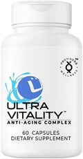 UltraVitality Longevity Support Formula – Fisetin Curcumin Quercetin &amp Beta-Glucan – Supports Cellular &amp Cognitive Health Healthy Aging – 60 Capsules