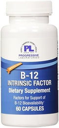 Progressive Labs B-12 Intrinsic Factor Supplement 60 Count by Progressive Labs