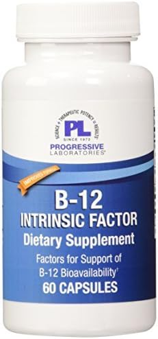Progressive Labs B-12 Intrinsic Factor Supplement 60 Count by Progressive Labs