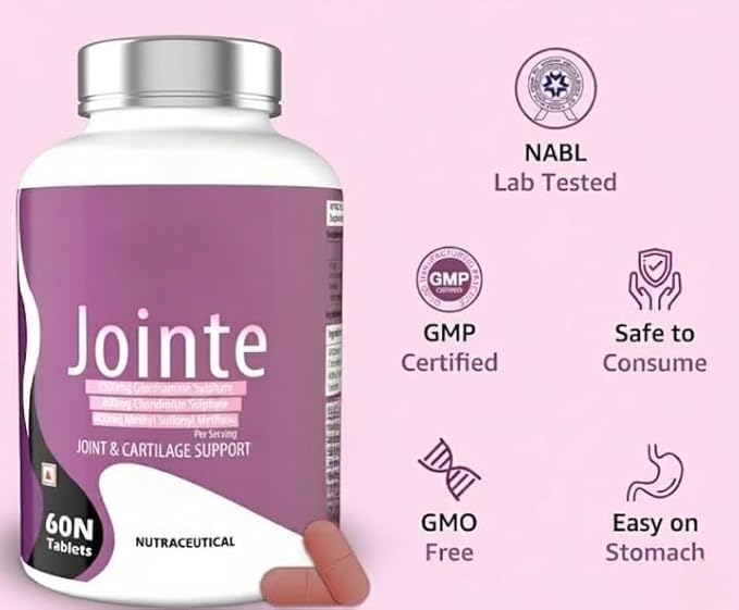 Jointe Maximum Strength- 1500mg Glucosamine 400mg Chondroitin &amp 400mg MSM per Serving 60 Tablets