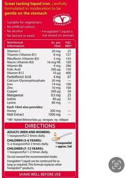 Feroglobin Liquid 500ml (Product of The UK)