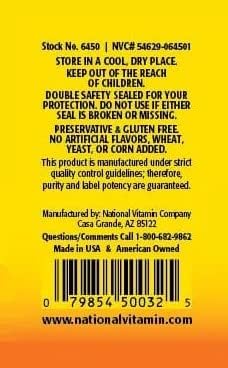 Nature's Blend Ferrous Gluconate 5 gr (324 mg) 100 count - Pack of 3