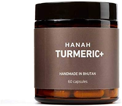 Hanah Turmeric+ with Black Pepper - Antioxidant Digestive Support - 60 Capsules