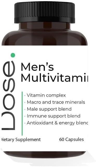 DOSE Men's Multivitamin Supplement 60 Capsules