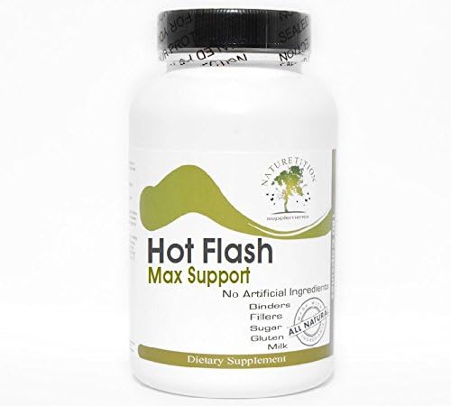 Hot Flash Max Support ~ 90 Capsules - No Additives ~ Naturetition Supplements