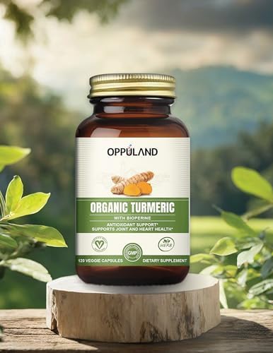 Organic Turmeric Capsules - 120 ct