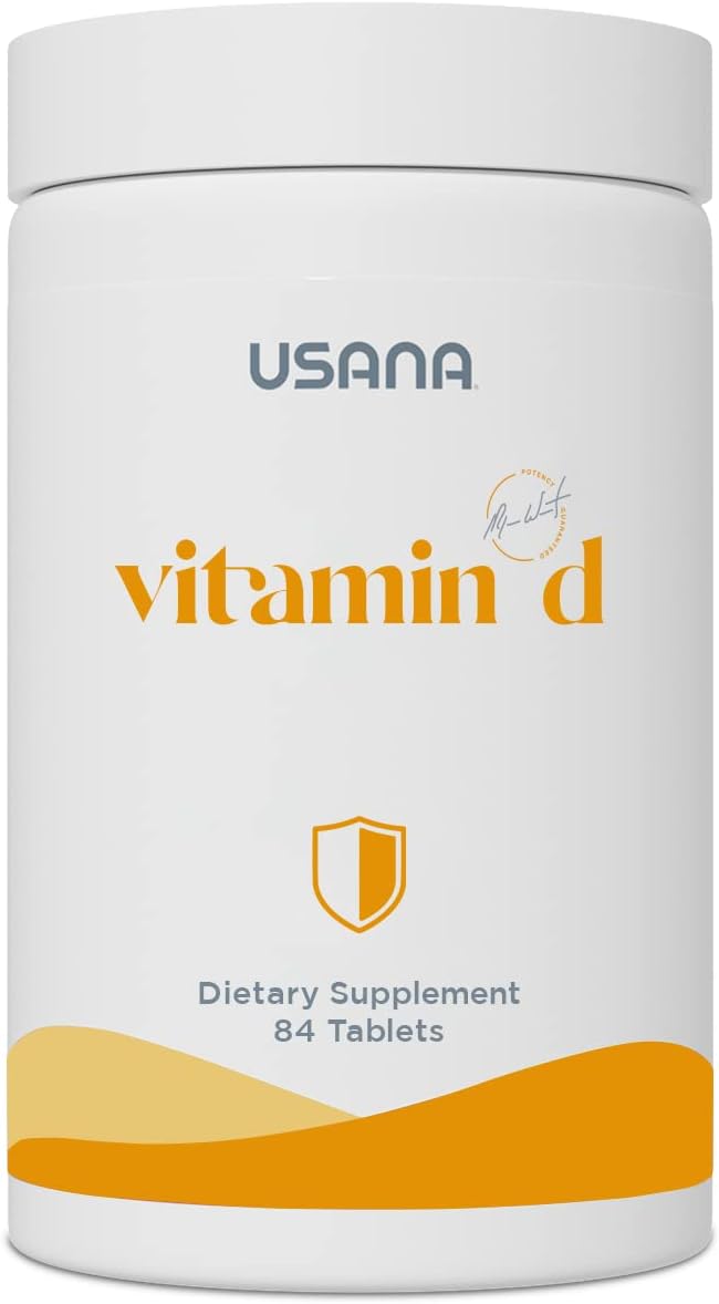USANA Vitamin D Maximum-Strength 2000 IU Vitamin D Supplement to Support an Already Healthy Immune System* - 84 Tablets