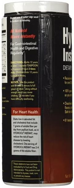Instant Dietary Fiber Supplement 10.6 oz (Pack of 12)