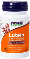 Now Foods Lutein 10 mg 60 Sgels (Pack of 3)