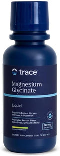 Trace Minerals Magnesium Glycinate - Liquid Magnesium Glycinate for Bone Nerve &amp Digestive Health - Supports Sleep Quality Clarity &amp Focus - Gentle - Lemon Lime Flavor - 8 fl oz (30 Servings
