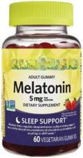 SEDLAV Melatonin Pectin Dietary Supplement Gummies Strawberry 5 mg 60 Count Sticker