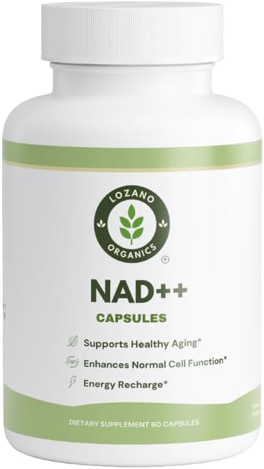 NAD Supplement - Liposomal NAD with Resveratrol - High Purity NAD Supplement for Anti-Aging Energy Focus and Overall Wellness- 60 Capsules