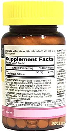 Mason Vitamins Slow Release Iron Compare to The Active Ingredients in Slow Fe 60 Tablets?er Bottle Pack of 6 Bottles Total 360 Tablets6