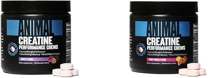 Animal Creatine Chews Tablets - Enhanced Creatine Monohydrate with AstraGin to Improve Absorption &amp Creatine Chews Tablets - Enhanced Creatine Monohydrate