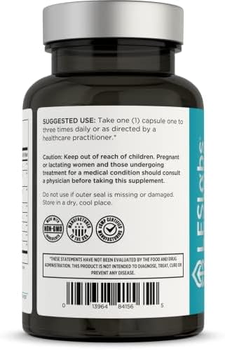 LES Labs Inflammatory Health – Joint Support Muscle Function &amp Relaxation Mobility– Turmeric Boswellia Quercetin Ginger &amp CoQ10 – Non-GMO Supplement – 60 Capsules