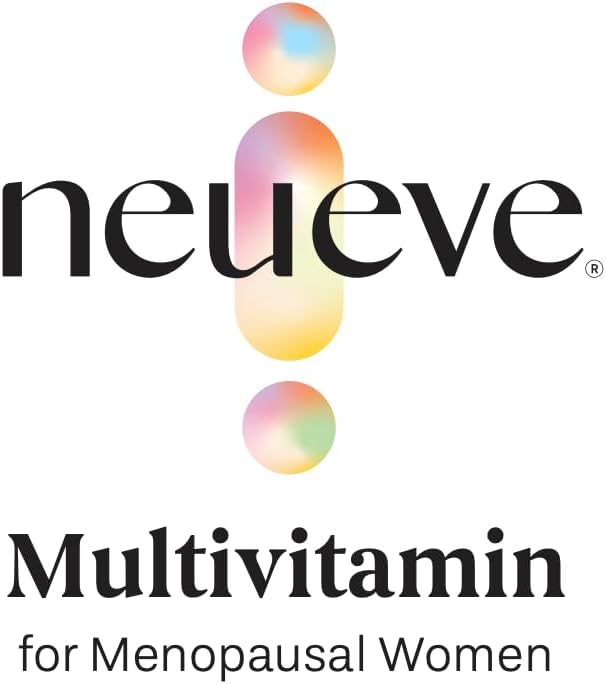 NeuEve Multivitamin for Menopausal Women Immune Support Supplement with Iron Vitamin D 30 Day Supply 120 Veg Capsules.