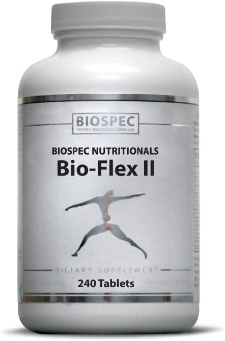 BIOSPEC NUTRITIONALS - Bio-Flex II- Joint Support Supplement with Chondroitin and Glucosamine (240 Count (Pack of 1))
