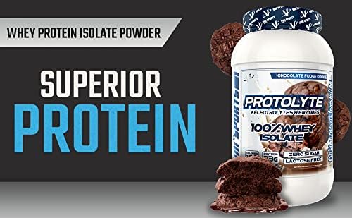 VMI Sports | ProtoLyte Whey Isolate Protein Powder | Low Calorie Whey for Weight Loss and Muscle Gain | Digestive Enzymes | Non-GMO (1.6 lb Chocolate Fudge Cookie)