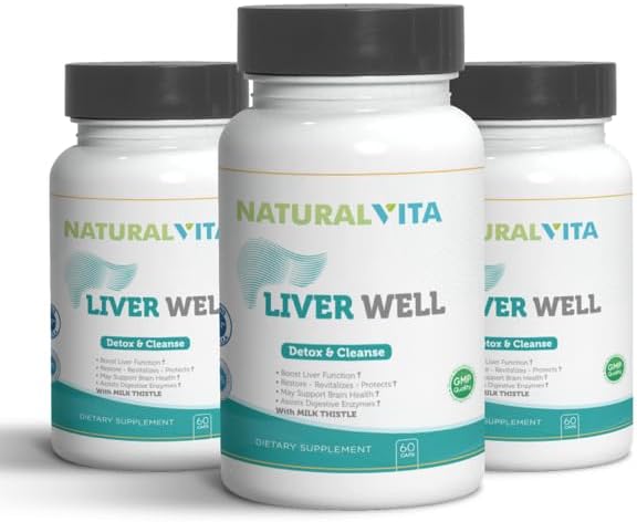 Liver Well (2) Cleanse Metabolic Support Dtox - Liver Supplement for Liverwell Health with Milk Thistle Extract
