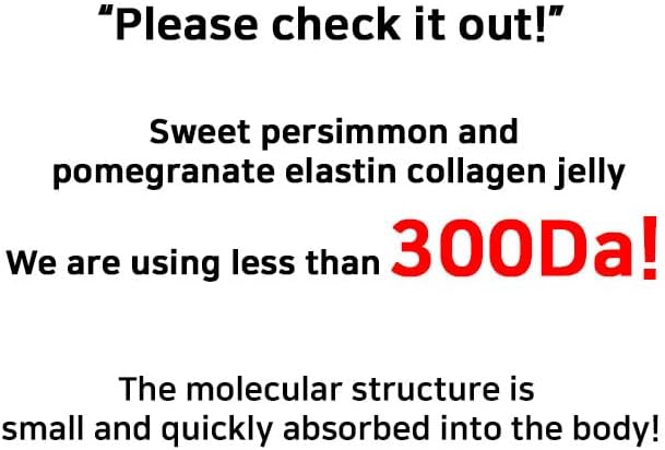 Sweet Persimmon&ampPomegranate Elastin Collagen Jelly Collagen Jelly Stick 20g * 30 Stick